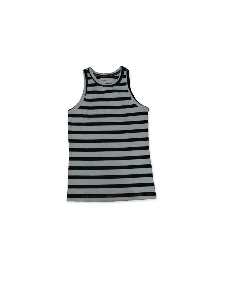 LEFTIES SLIM-FIT RIBBED STRIPE TANK TOP